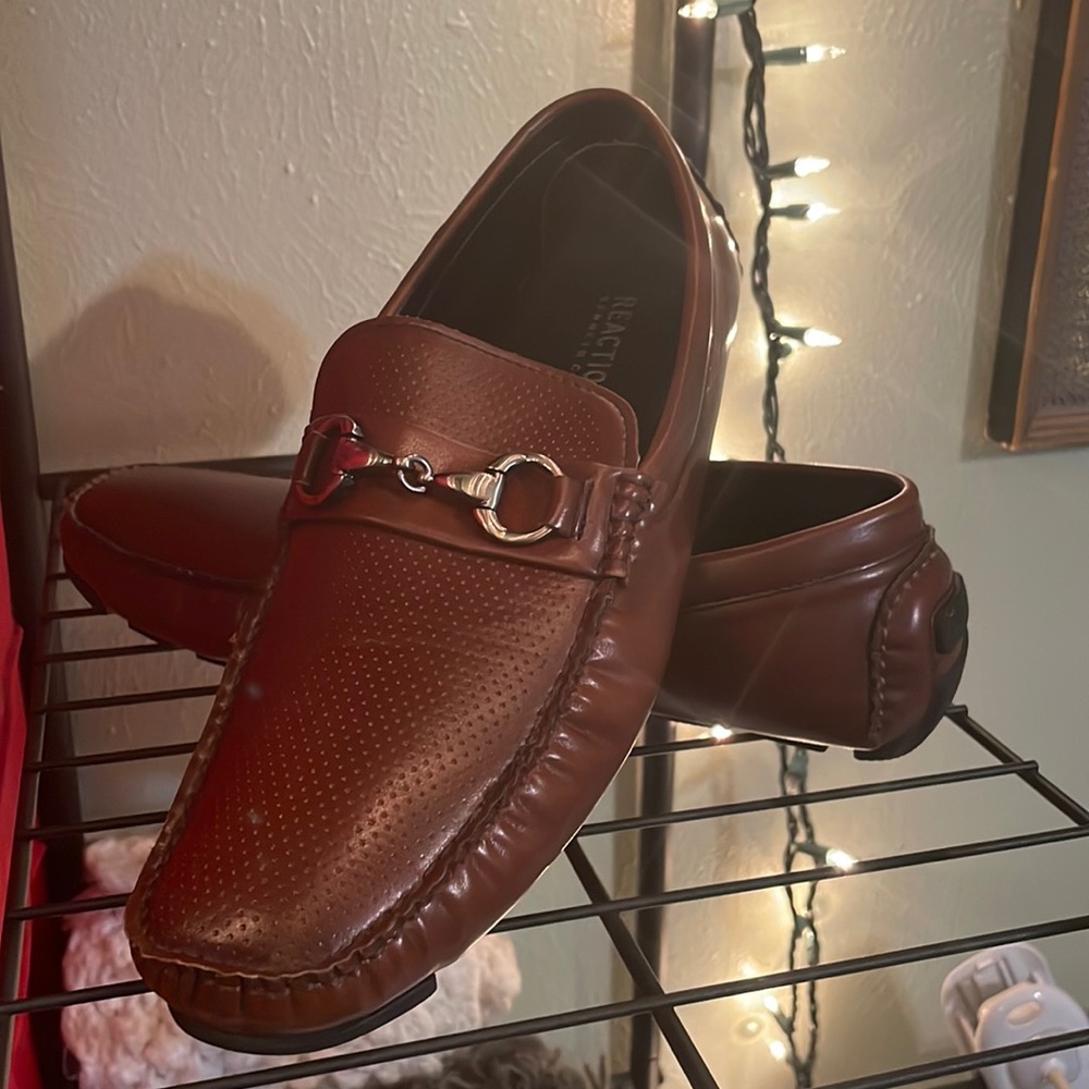 Gently Loved 🥰 Men’s Chocolate Brown Loafers Size 10.5 Kenneth Cole Reaction
